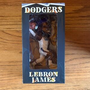 NEW LeBron James “King James” LA Dodgers / Kings limited edition bobble head